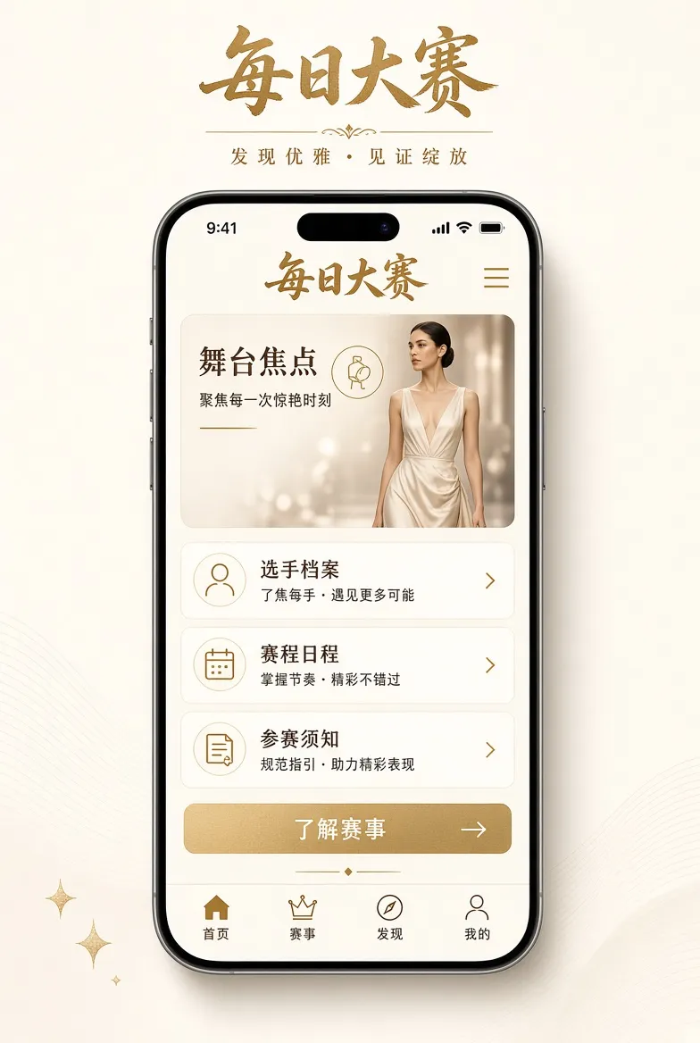 每日大赛APP服务画面